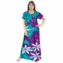 Women's Cotton Printed Maxi Night Gown