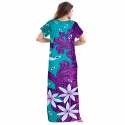 Women's Cotton Printed Maxi Night Gown thumb 1