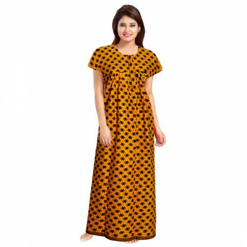 Womens Cotton Printed Nighty