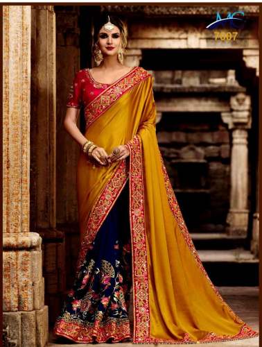 Designer Bridal saree by royalry