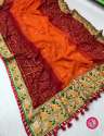 Georgette Bandhani Saree thumb 6