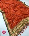 Georgette Bandhani Saree thumb 7
