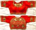 Malbari Silk Handwork Blouse thumb 1