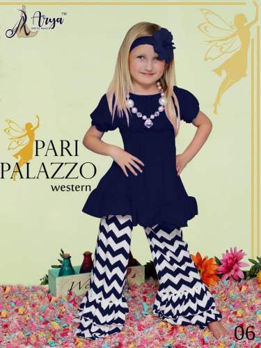 Stylish Baby Girl Western Top Palazzo