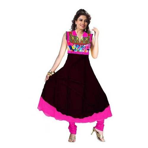 Black Anarkali Long Kurti 