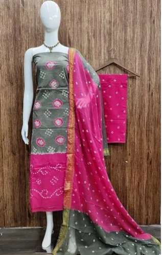 Bandhani Dress Material by Saurya Life Style
