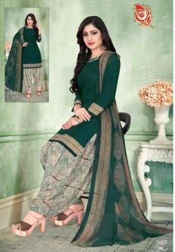 Ladies Chiffon Suit Material by Saurya Life Style