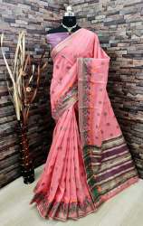 linen saree