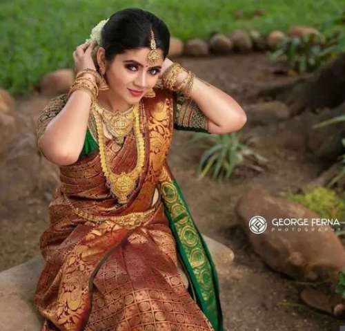 Stylish Lichi Silk Saree