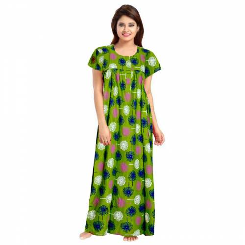 Ladies Printed Cotton Nighty (Gown).