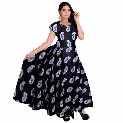 Long Printed Dress
