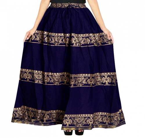 Printed Long Skirt 