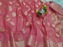 Designer Kota Check Saree