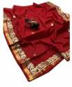 latest-red-gota-patti-border-saree