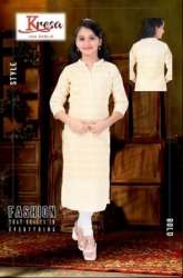 Chikan Kurti For Kids