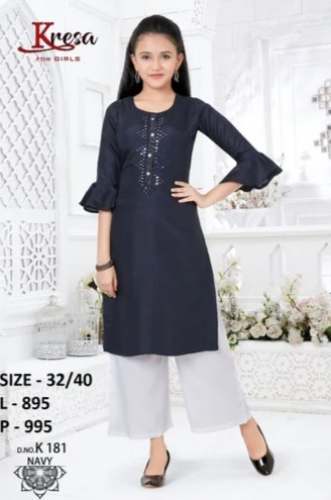 Kids Designer Plazo Kurtis