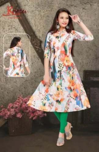 Kids Girls Printed Kurtis by Krishti Creation