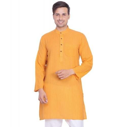 Mens Cotton Plain Kurta 