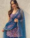 Fancy Blue Color Sharara Suit
