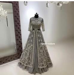 Fancy Wedding wear embroidered Gown