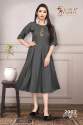 Trendy rayon Slub Short Kurti thumb 3