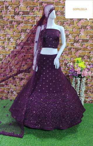 Heavy Work Lehenga Choli By GOPI LEELA  by Go Mata Textile