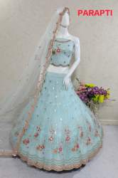 Prapti Stylish Semi Stitched Lehenga Choli