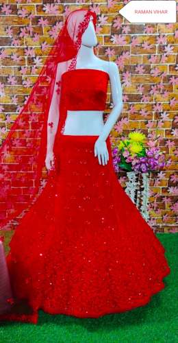 RAMAN VIHAR Designer Net Lehenga Choli
