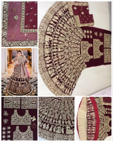 BRIDAL LEHENGA by nuresha fab