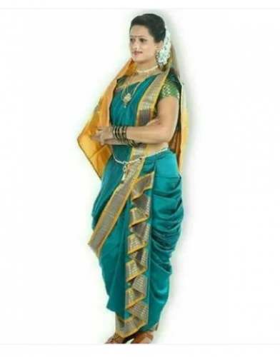 Ladies Ready made Nauvari Saree by Mahendra Cloth Stores NX