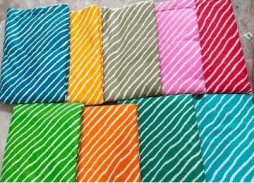 Multi Color Leheriya Print Cambric Cotton Fabric 