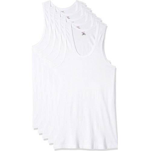 Mens Rupa White Cotton Vest 