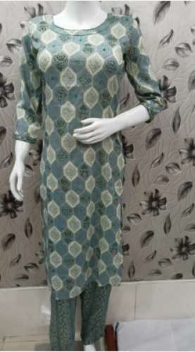 Ladies Rayon Kurti with Pant Set