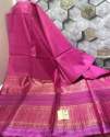 Designer Spun Zari Stripes Silk Saree thumb 2