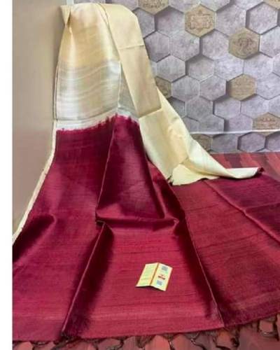 Exclusive Bhagalpuri Tussar Silk Saree by M N Silk Handloom