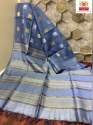 Plain Golden Border Silk Saree thumb 9