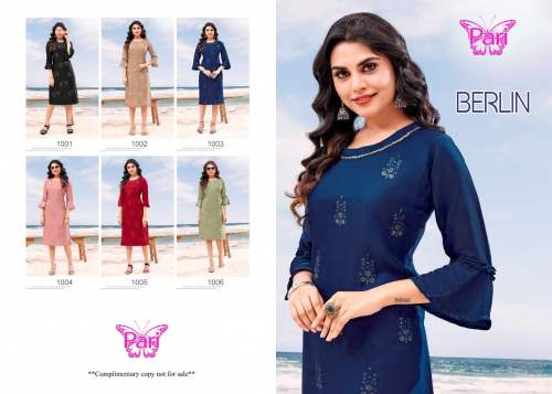 Ladies Berlin Catalog Kurti  by Kavya Style Plus