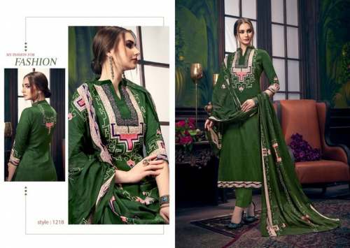 Printed and Embroidery Dress Material