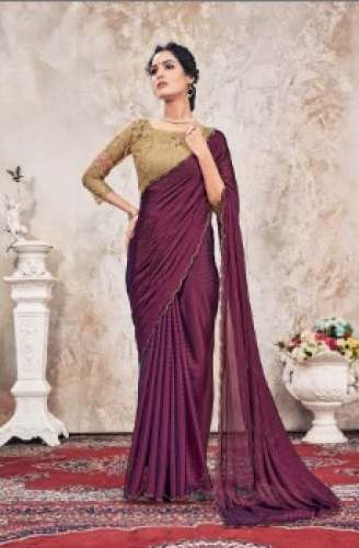 VOOMPLA Chiffon Saree By Ynf