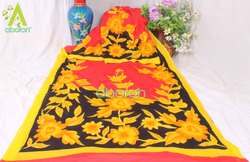 Fancy Cotton Hand Print Saree