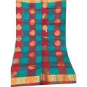Multi Color Art Silk Cotton saree thumb 1