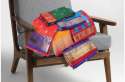 Multi color designer Pure Paithani Silk Sarees  thumb 1