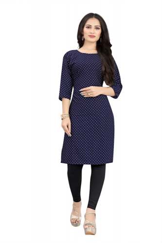 Antique Floral Dotted Printed Women Kurtis
