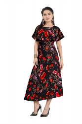  Designer Latest Flower Floral Printed Maxi Dress
