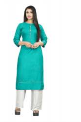 Designer Rayon kurti- Plazzo Set