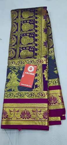 Art Silk Wedding Wear Saree 