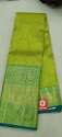Buy Kanchipuram Silk Zari Border Saree For Ladies thumb 2