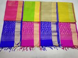 Plain Weaving Kancheepuram Soft Silk Saree