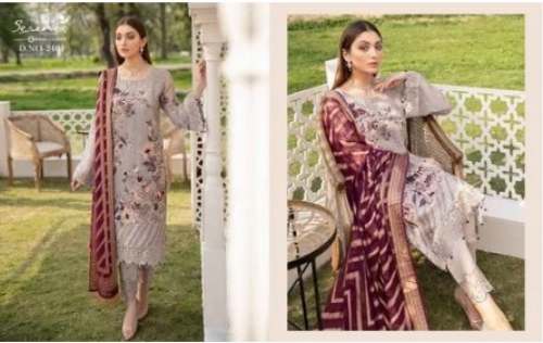 Georgette Embroidery Pakistani Suit