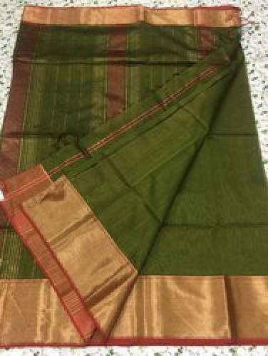 Maheshwari Zari Silk Saree by Purvi Enterprises